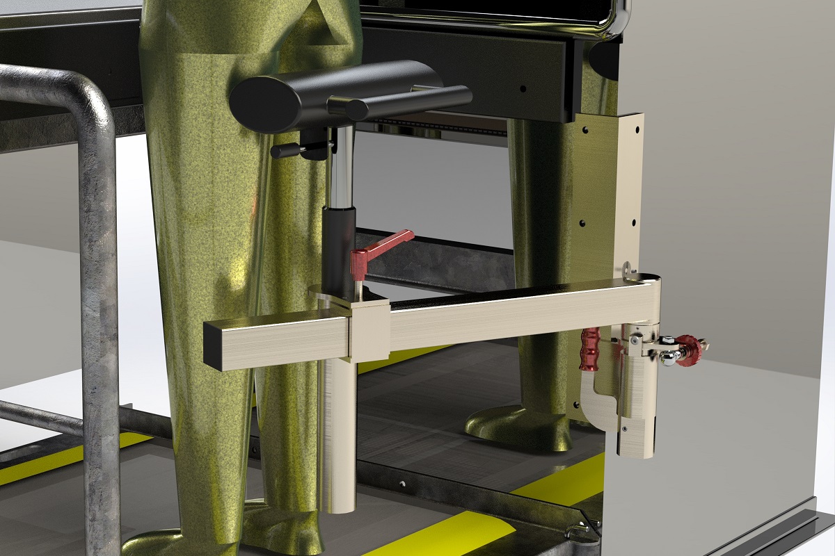 Siège confort anti fatigue vue détaillée