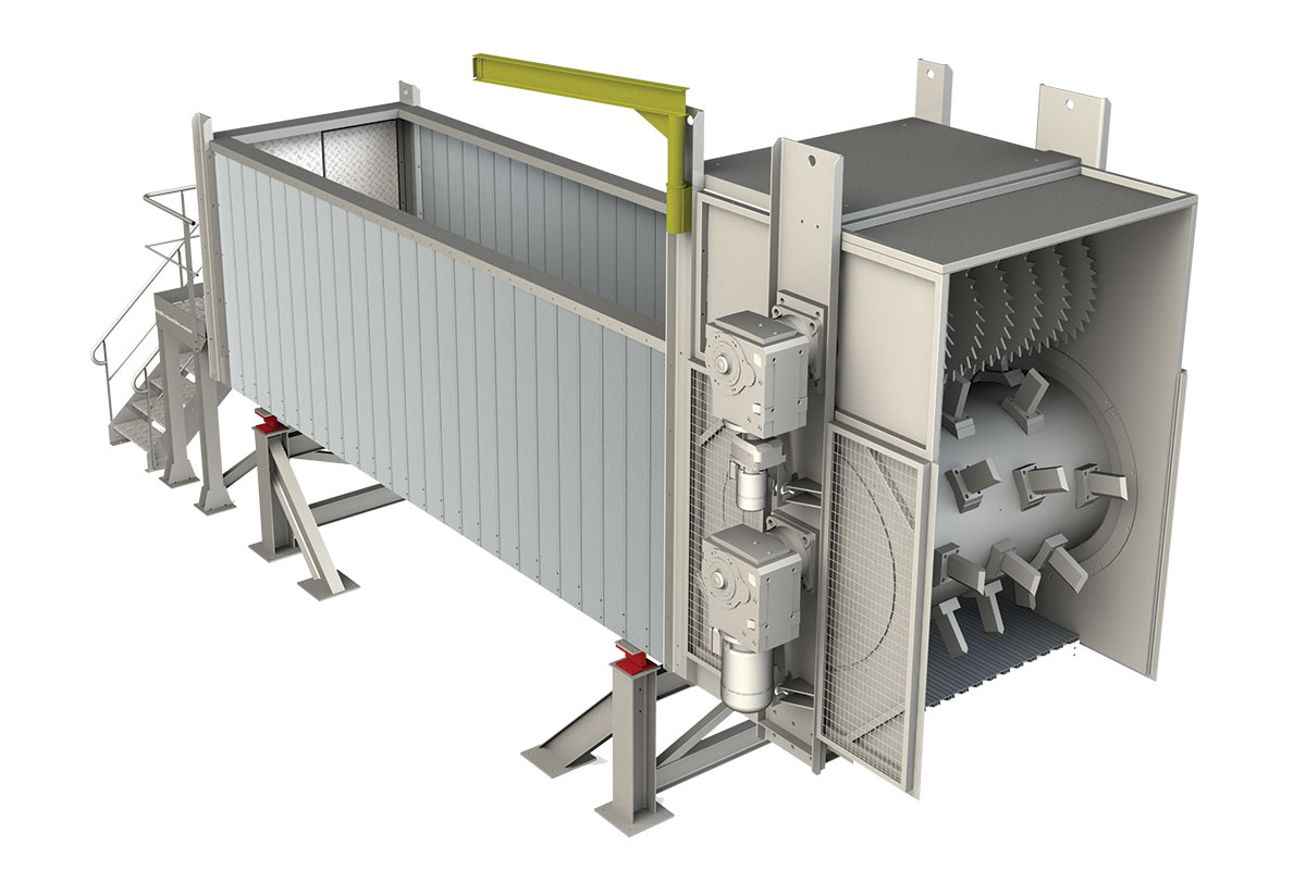 Trémie Ouvre-sacs sur Pesons