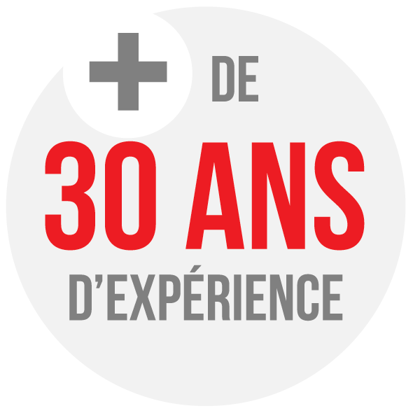 Plus de 25 ans d'expérience